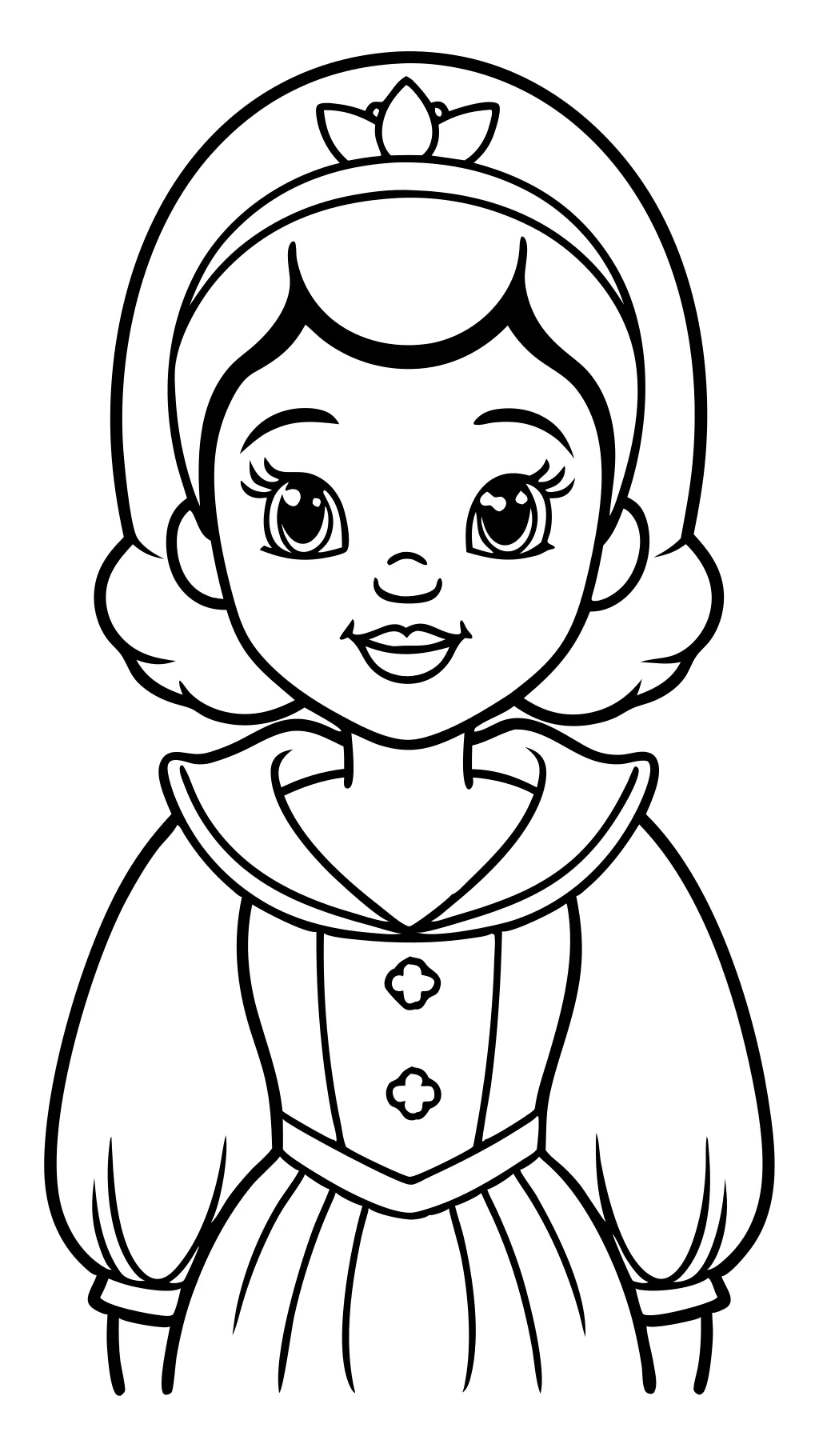 snow white coloring pages printable